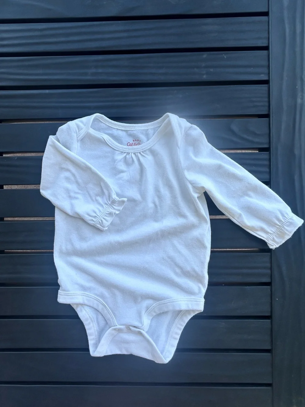 Cat & Jack White Baby Bodysuit